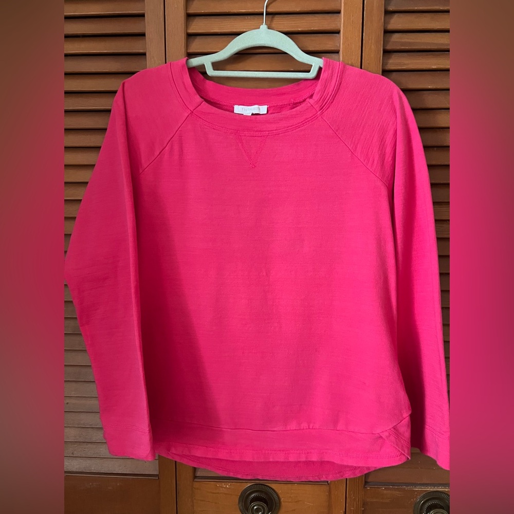 Talbots Hot Pink T by Talbots Crewneck